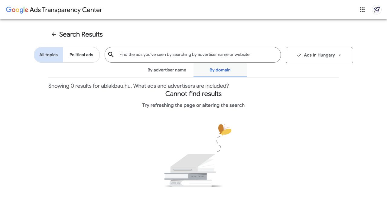 Google domainkeresés valódi eredménye