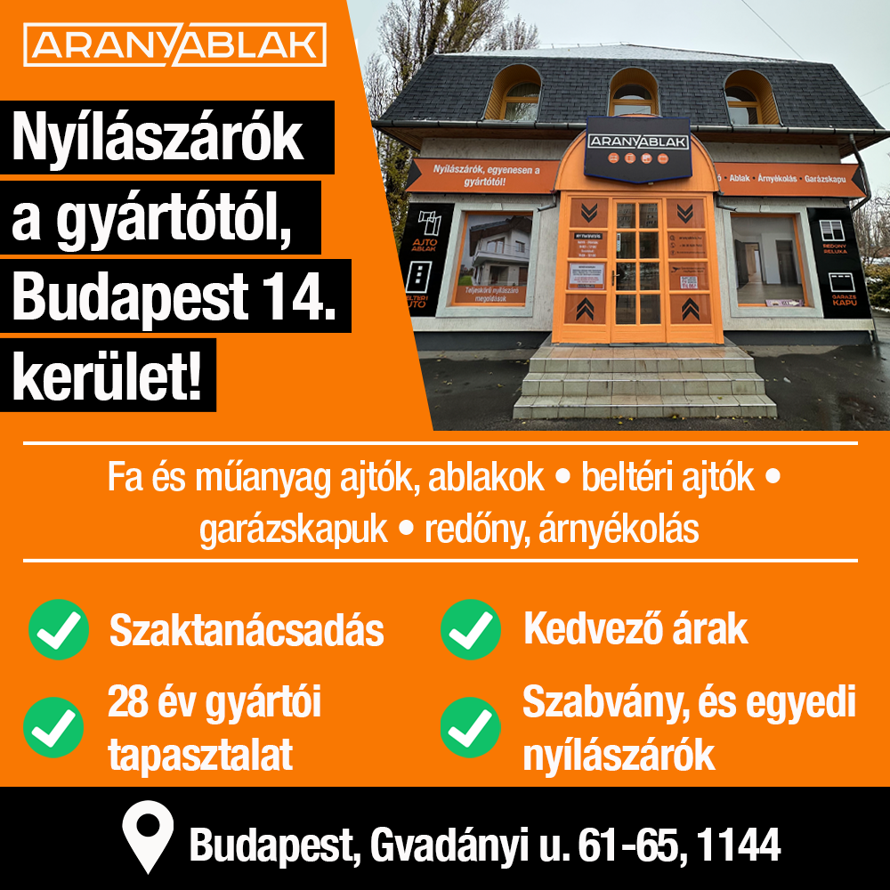 Aranyablak Kft. hirdetésének könyvtári kreatívképe