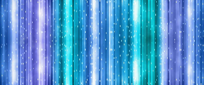 Wide blue and teal light-streak background.