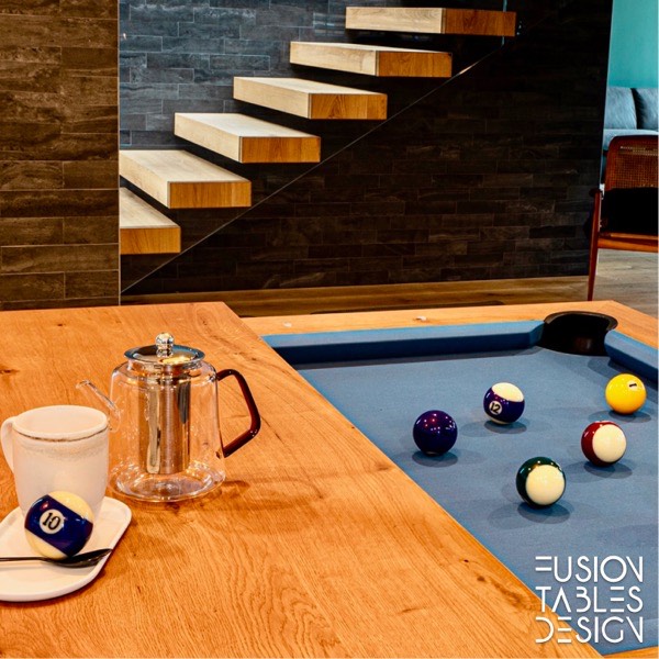 Biliárdasztal hirdetés kreatívja, Belga biliárdasztal karusszel, fa meleg változat, 3. kártya