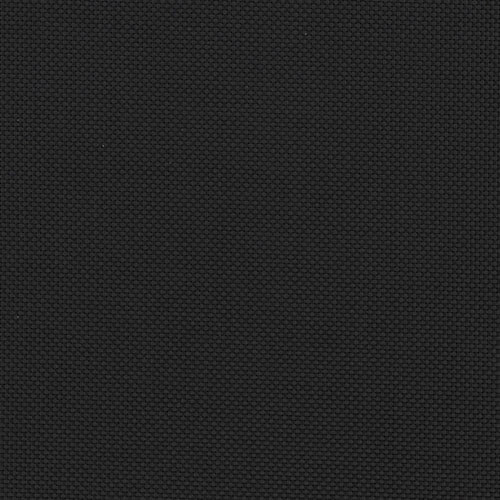 A nearly black woven surface fills the image. Small repeated openings and cross threads form a fine regular grid across the fabric. Subtle dark gray highlights reveal the texture while the overall tone remains black.