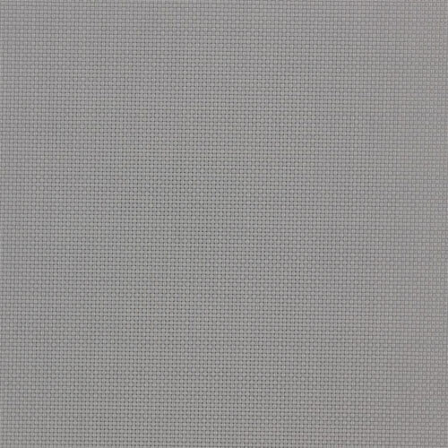 The image shows a full-frame gray woven mesh. Fine dark and light threads form a tight, regular grid of small square openings. The pattern is consistent across the image, with subtle shifts in gray tone.