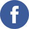 Facebook social media icon.