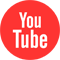 YouTube social media icon.