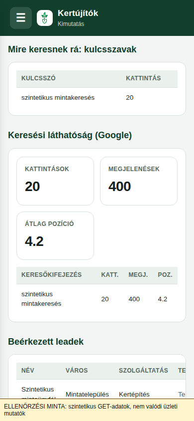 design-module-sections — reporting-success-keywords-mobile