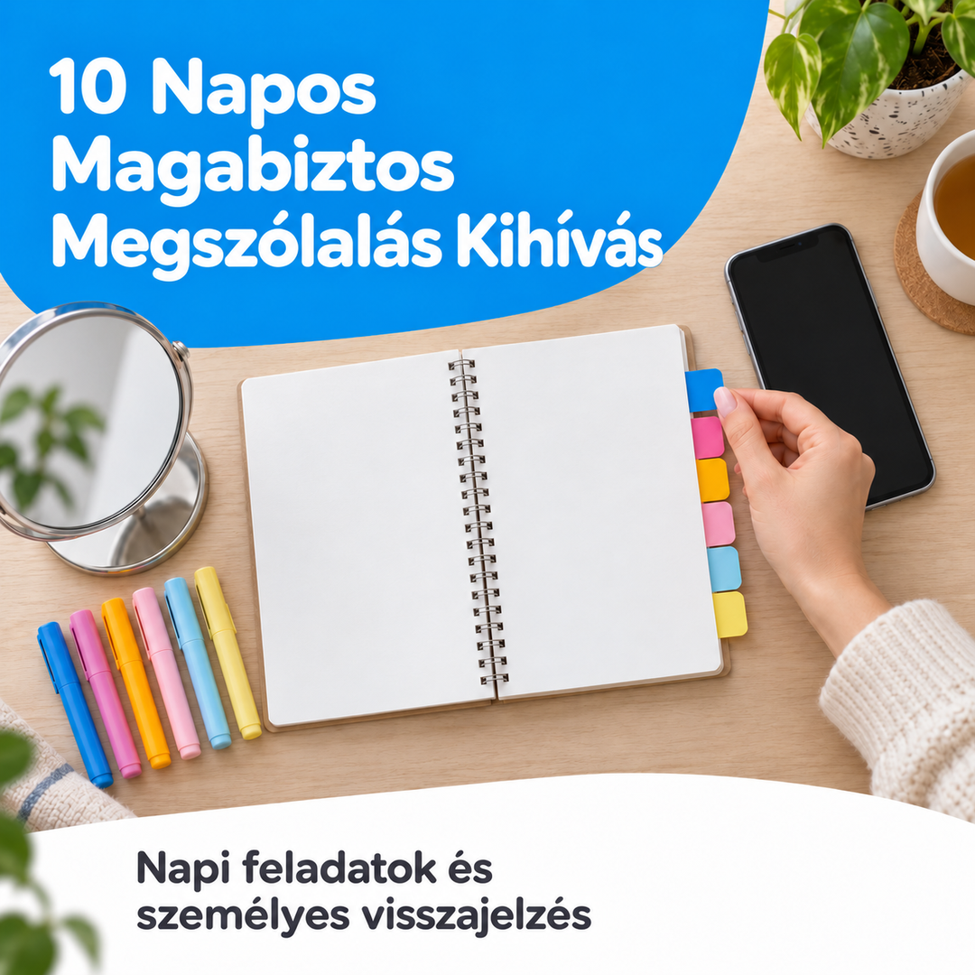 10 Napos Magabiztos Megszólalás Kihívás Napi feladatok és személyes visszajelzés