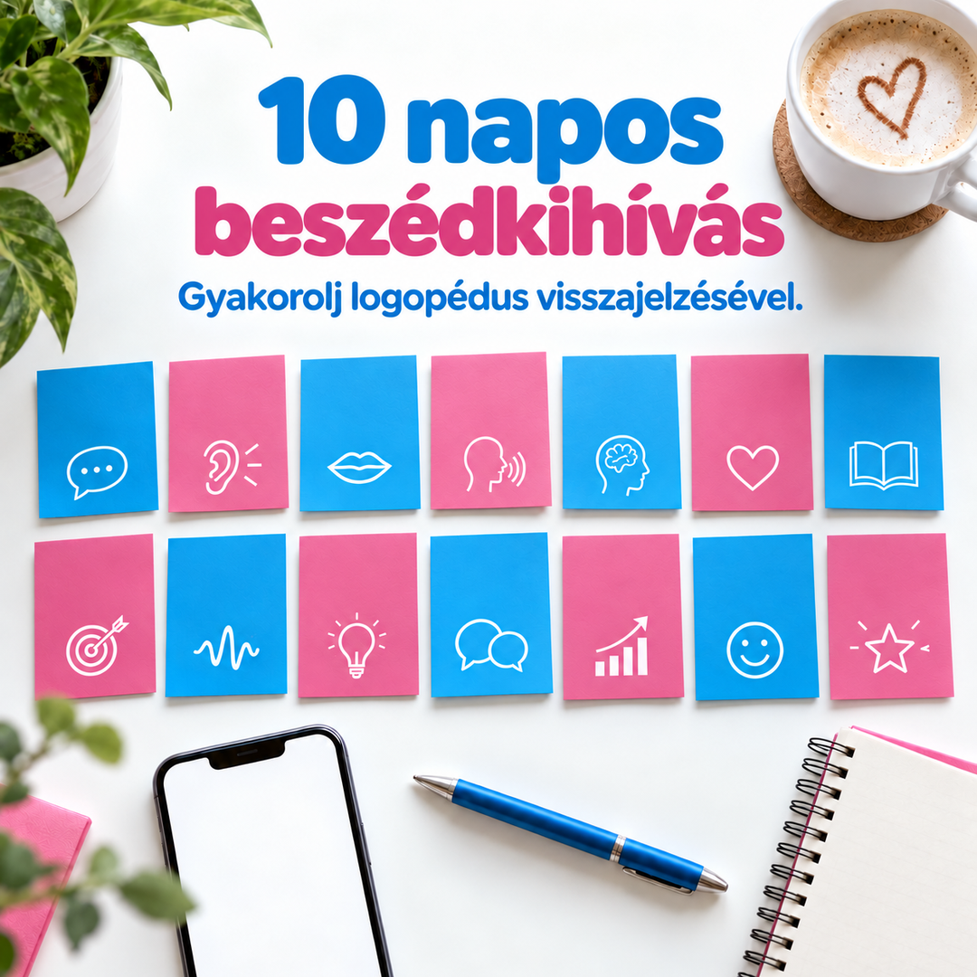 10 napos
beszédkihívás Gyakorolj logopédus visszajelzésével.