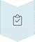 Line icon for a roofing service process step.
