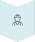Line icon for a roofing service process step.