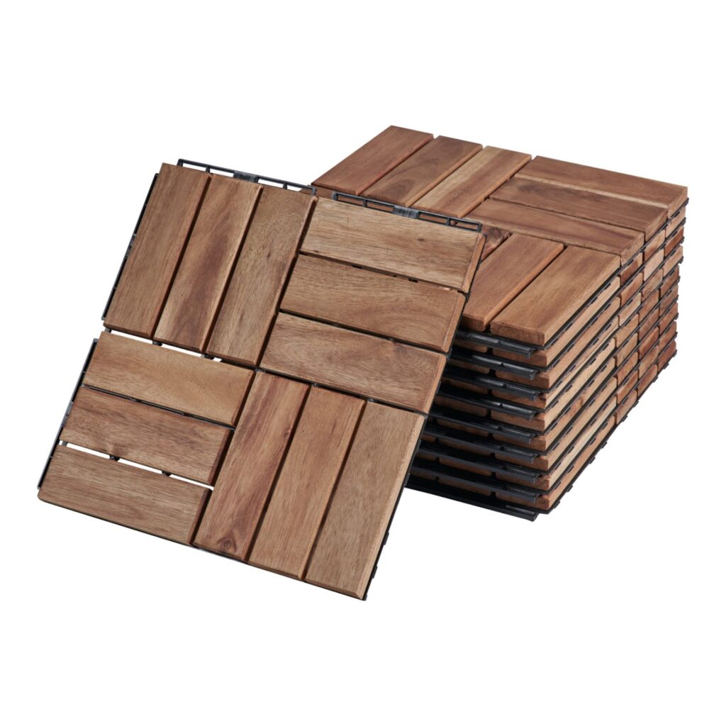 Roofing or terrace material detail.